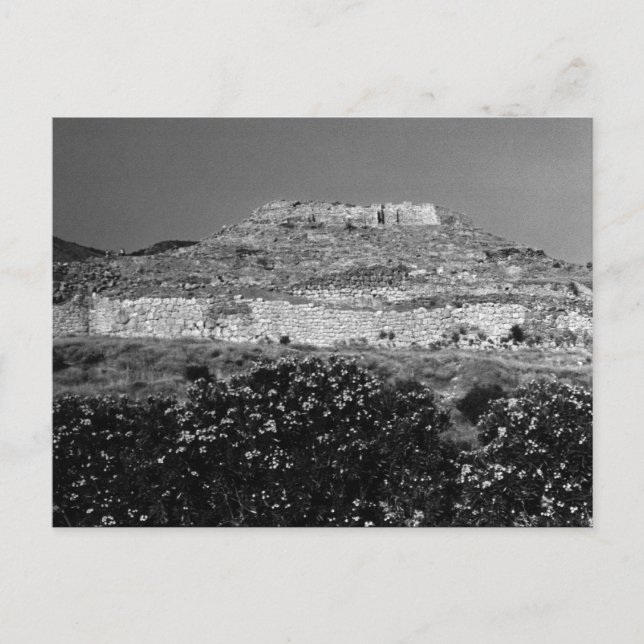 Vintages Griechenland Athen Mycenae acropolis Über Postkarte (Vorderseite)