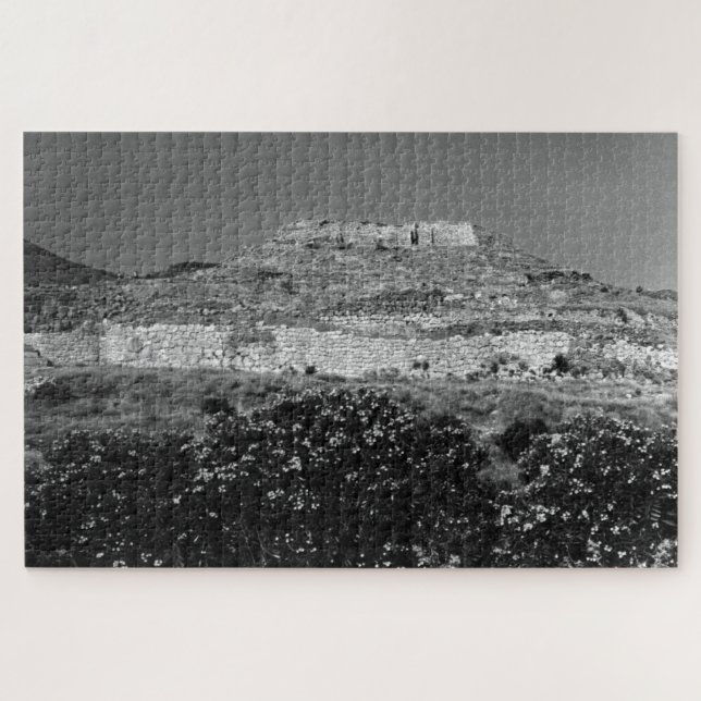 Vintages Griechenland Athen Mycenae acropolis Über Puzzle (Horizontal)