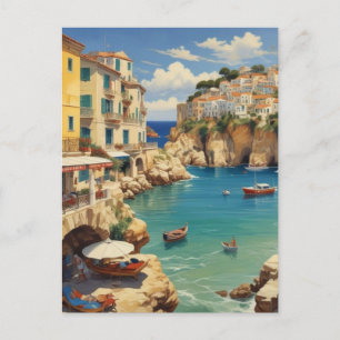 Vintages Griechenland - Insel Korfu Feiertagspostkarte