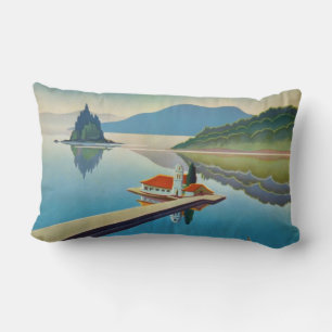 Vintages Griechenland - Insel Korfu Lendenkissen