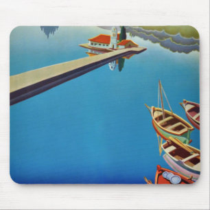 Vintages Griechenland - Insel Korfu Mousepad