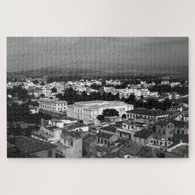 Vintages Griechenland Nafplion Stadt Puzzle (Horizontal)