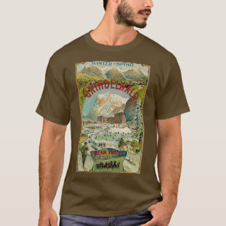 Vintages Grindelwald Schweizer Wintersportort T-Shirt