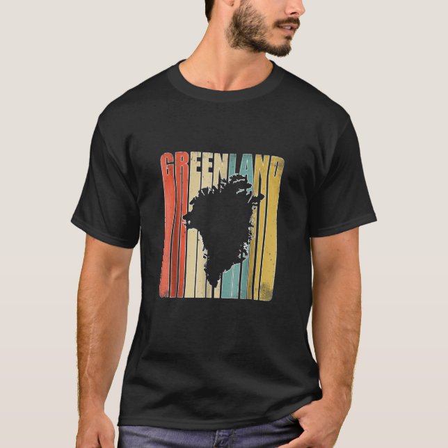 Vintages Grönland T T-Shirt (Vorderseite)