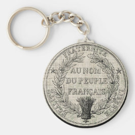 Vintages Großes Siegel Frankreichs Schlüsselanhänger