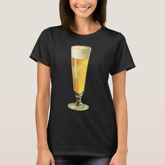 Vintages großes, tiefgefrorenes Bier, alkoholische T-Shirt (Vorderseite)