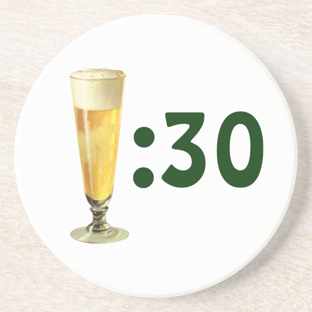 Vintages großes, tiefgefrorenes Bier, alkoholische Untersetzer (Vorne)