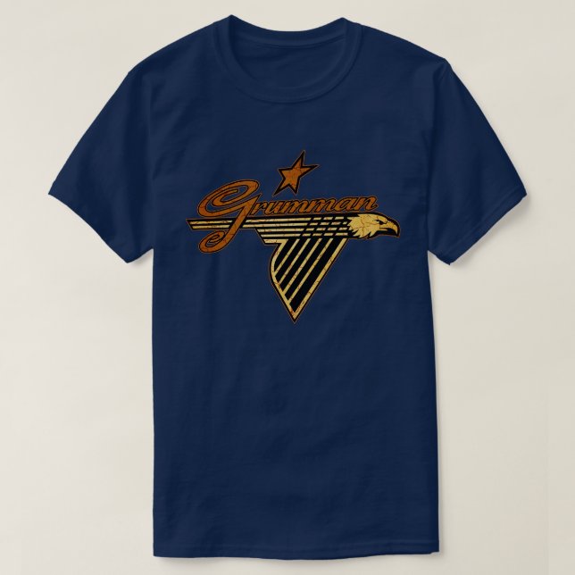 Vintages Grumman-Flugzeug T-Shirt (Design vorne)