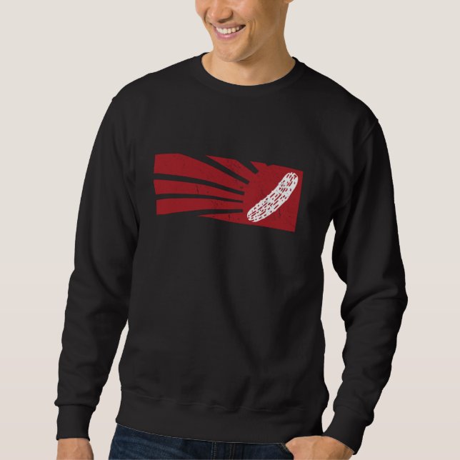 Vintages Grünes Lebensmittelgeschäft Lebensmittelg Sweatshirt (Vorderseite)