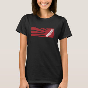 Vintages Grünes Lebensmittelgeschäft Lebensmittelg T-Shirt