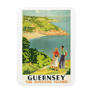 Vintages Guernsey Travel Poster Magnet