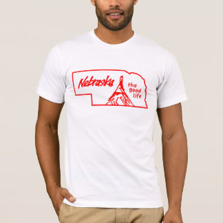 Vintages gutes Lebens-Shirt Nebraska T-Shirt