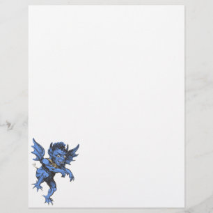 Vintages Halloween, Beängstigender Gardinendemon Flyer