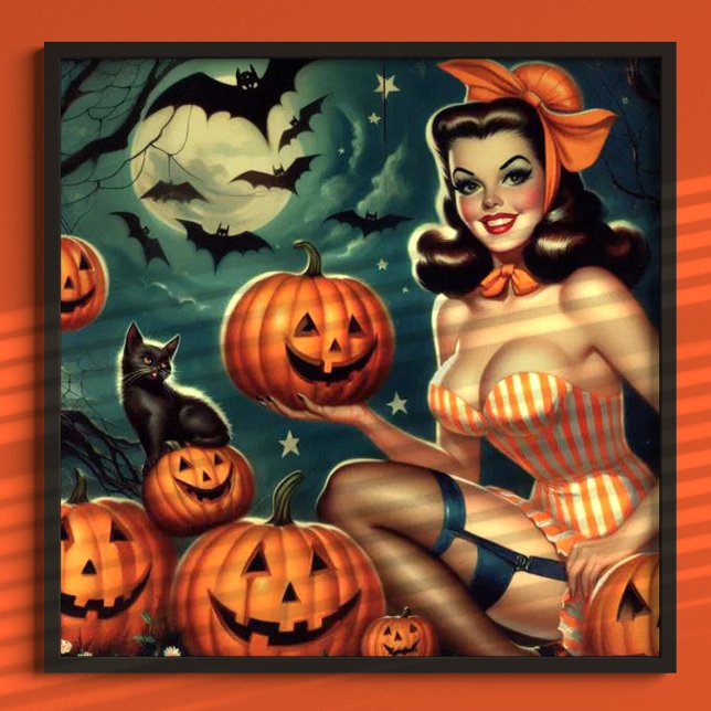 Vintages Halloween-Button Poster (Von Creator hochgeladen)