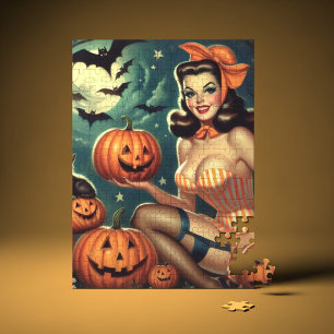 Vintages Halloween-Button Puzzle