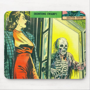 Vintages Halloween-Comic Mousepad