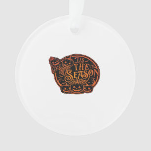 Vintages Halloween Das Skelettdesign der Saison - Ornament
