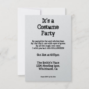 Vintages Halloween Einladung