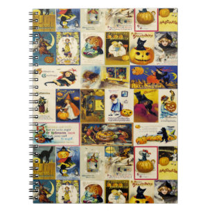 Vintages Halloween Ephemera Notizblock