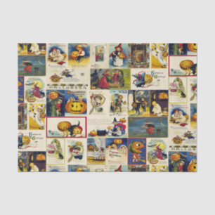 Vintages Halloween Ephemera Seidenpapier