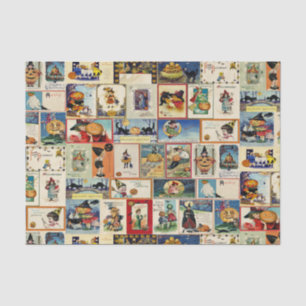 Vintages Halloween Ephemera Seidenpapier