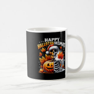 Vintages Halloween Frohe Weihnachten Hallobedacht Kaffeetasse