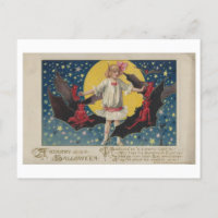 Vintages Halloween-Gedicht