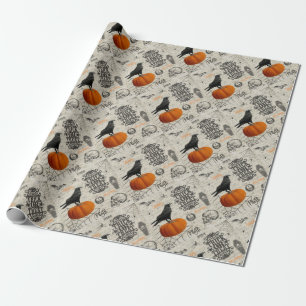 Vintages Halloween Geschenkpapier