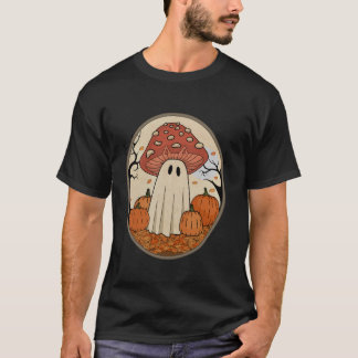 Vintages Halloween Ghost Cat Pilz Long Sleeve T T-Shirt