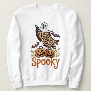 Vintages Halloween-Ghost-Maschinendesign Sweatshirt