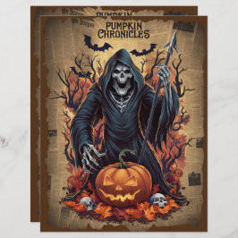 Vintages Halloween Ghost Scrapbook