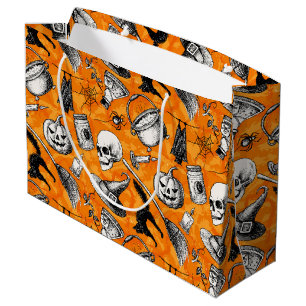 Vintages Halloween Große Geschenktüte