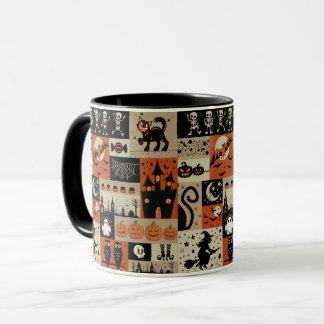 Vintages Halloween, Halloween Nostalgie Tasse