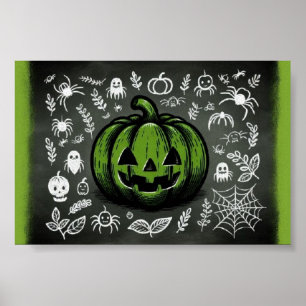 Vintages Halloween - Jack-o' Lantern Poster