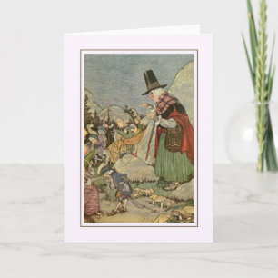 Vintages Halloween Karte