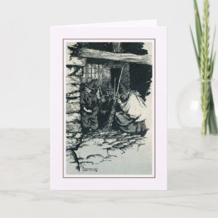 Vintages Halloween Karte