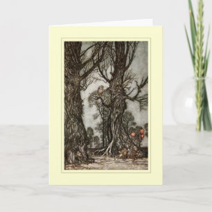 Vintages Halloween Karte