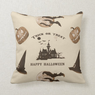 Vintages Halloween Kissen
