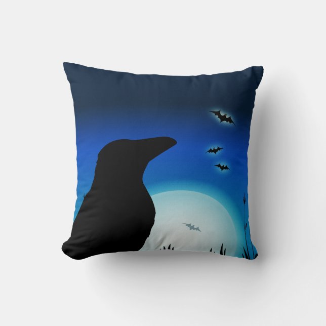 Vintages Halloween-Kissen Kissen (Vorderseite)