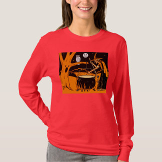 Vintages Halloween-Kunst-Shirt T-Shirt