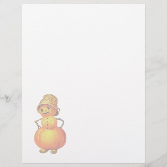Vintages Halloween-Letterhead-Stadium (Vorderseite)