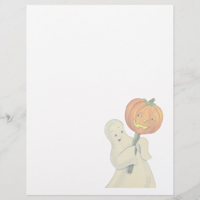 Vintages Halloween-Letterhead-Stadium (Vorderseite)