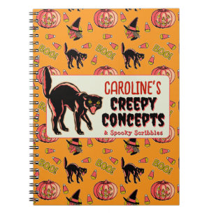 Vintages Halloween-Notebook Notizblock