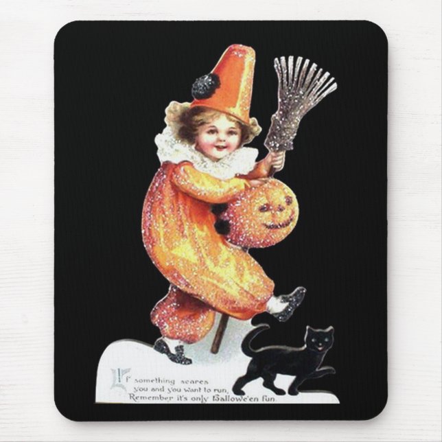 Vintages Halloween-Party Mousepad (Vorne)