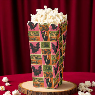 Vintages Halloween-Party Popcorn Geschenkschachtel