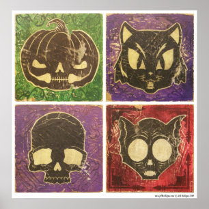 Vintages Halloween Poster