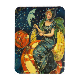 Vintages Halloween-Poster Magnet