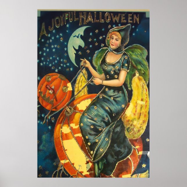 Vintages Halloween-Poster Poster (Vorne)