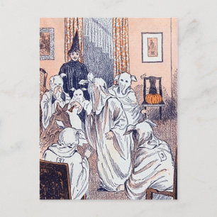 Vintages Halloween Postkarte