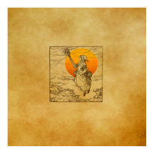 Vintages Halloween-Print, Poster